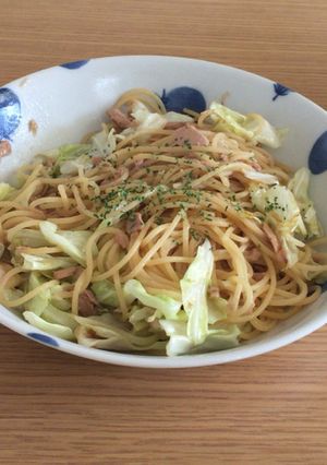 ツナとキャベツのパスタ-レシピのメイン写真