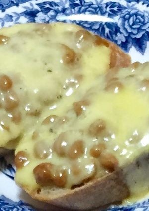 納豆チーズバゲッド☆-レシピのメイン写真