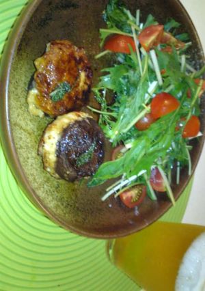 しいたけバーグッ-レシピのメイン写真