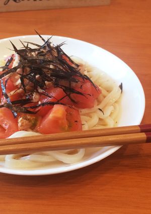 5分で完成☆トマトとツナの冷うどん-レシピのメイン写真
