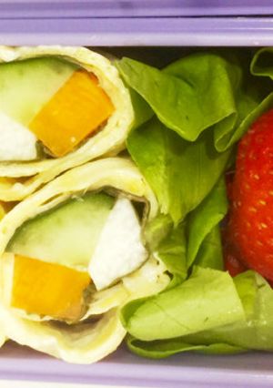 糖質オフの小さなおかず 野菜の卵巻き-レシピのメイン写真