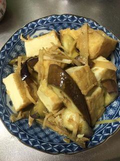 なすと厚揚げのさっぱり炒め-レシピのメイン写真