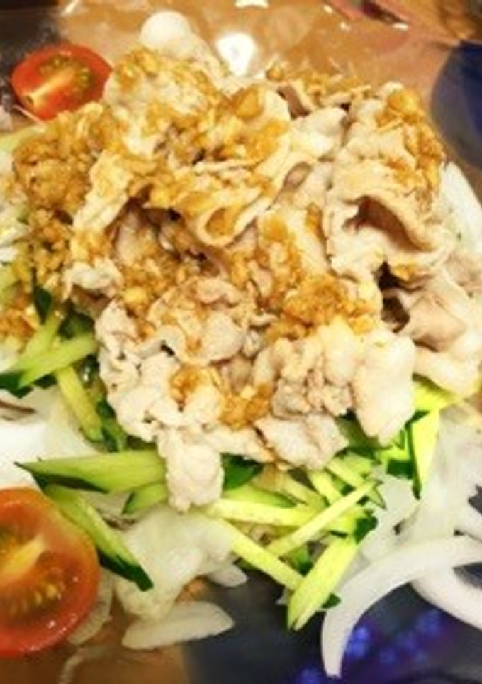 酢としょうがのさっぱり冷しゃぶ-レシピのメイン写真