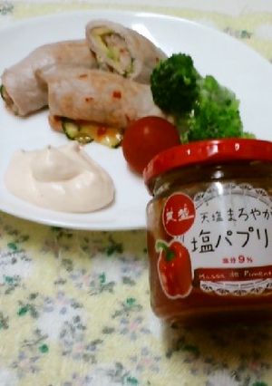 塩パプリカのズッキーニの肉巻き-レシピのメイン写真