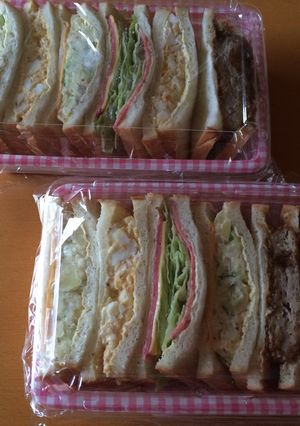サンドイッチ(4種類) お弁当-レシピのメイン写真