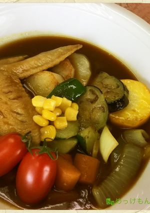 めっけもん♪夏野菜のたっぷりスープカレー-レシピのメイン写真