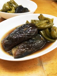 旬のお野菜で♡ナスと万願寺の煮びたし-レシピのメイン写真