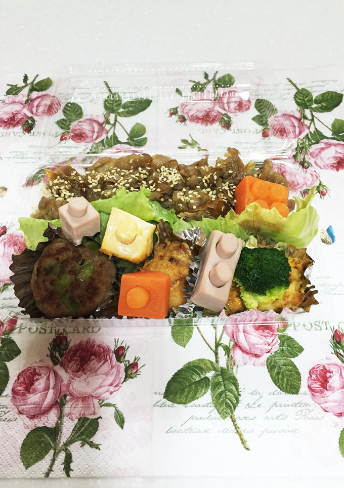 冷凍保存4種を使って作る弁当-レシピのメイン写真