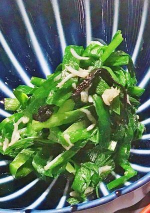 おうち居酒屋☆ニラとじゃこの塩昆布ナムル-レシピのメイン写真