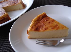 ミキサーで混ぜるだけバナナのチーズケーキ-レシピのメイン写真
