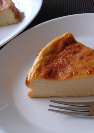 ミキサーで混ぜるだけバナナのチーズケーキ-レシピのメイン写真