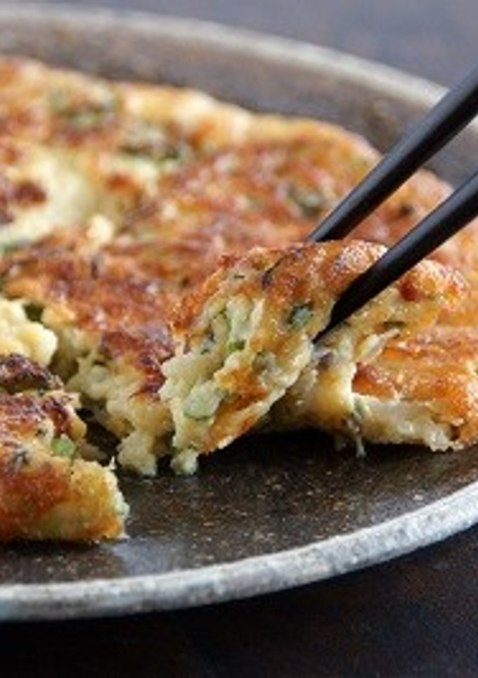 オクラとろろ焼き-レシピのメイン写真