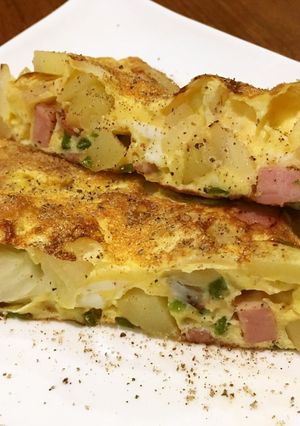 【裏返し簡単！】スパニッシュオムレツ-レシピのメイン写真
