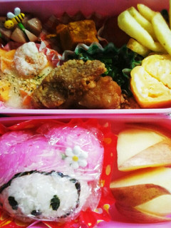 マイメロちゃん風お弁当-レシピのメイン写真