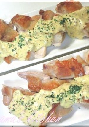 鶏もも焼き☆マスタードソースがけ-レシピのメイン写真