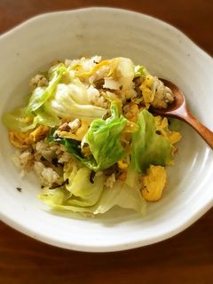 高菜炒飯〜たまごとレタスで♪-レシピのメイン写真