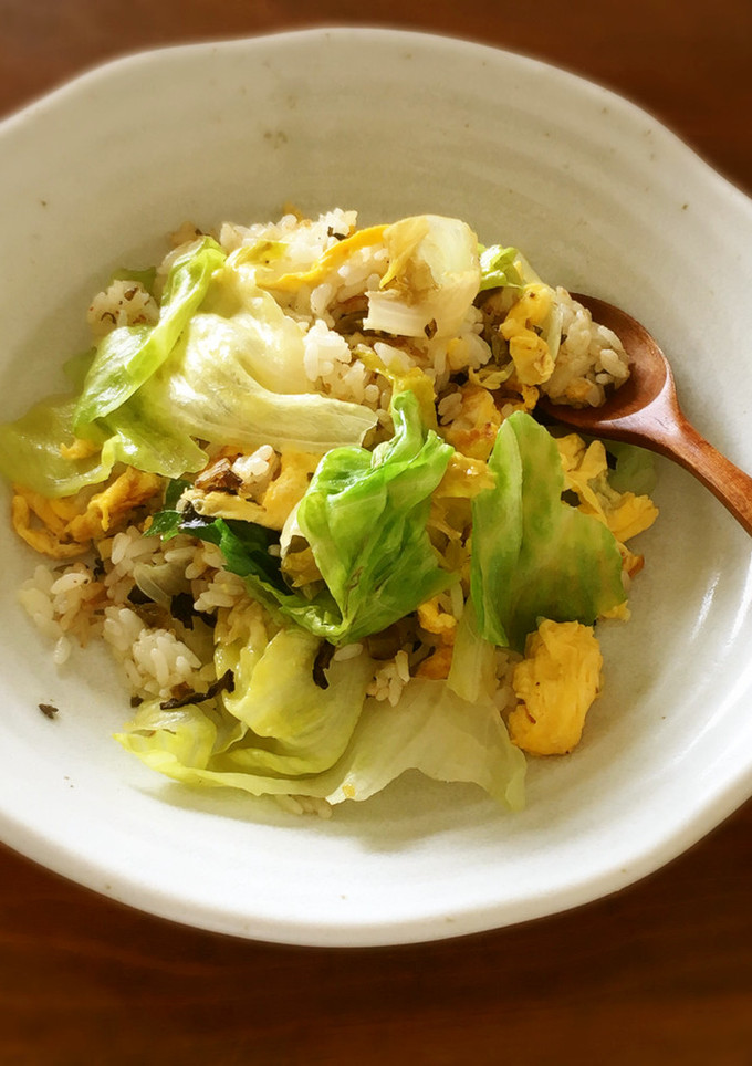 高菜炒飯〜たまごとレタスで♪-レシピのメイン写真