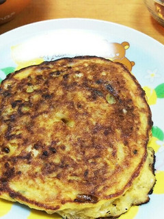 餃子→お好み焼き風+【ワンタン風スープ】-レシピのメイン写真