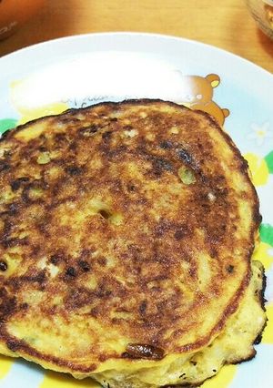 餃子→お好み焼き風＋【ワンタン風スープ】-レシピのメイン写真