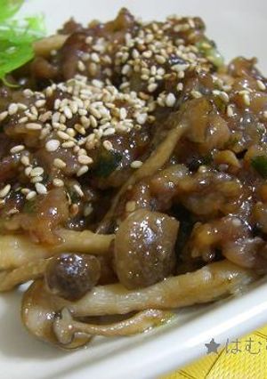 きのこと牛のこってりいため-レシピのメイン写真