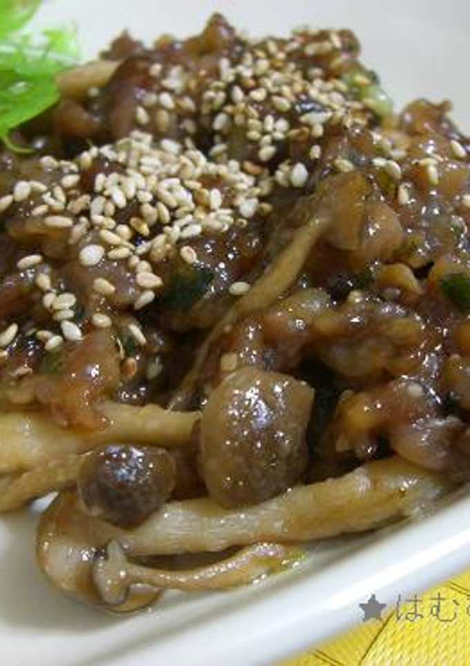 きのこと牛のこってりいため-レシピのメイン写真