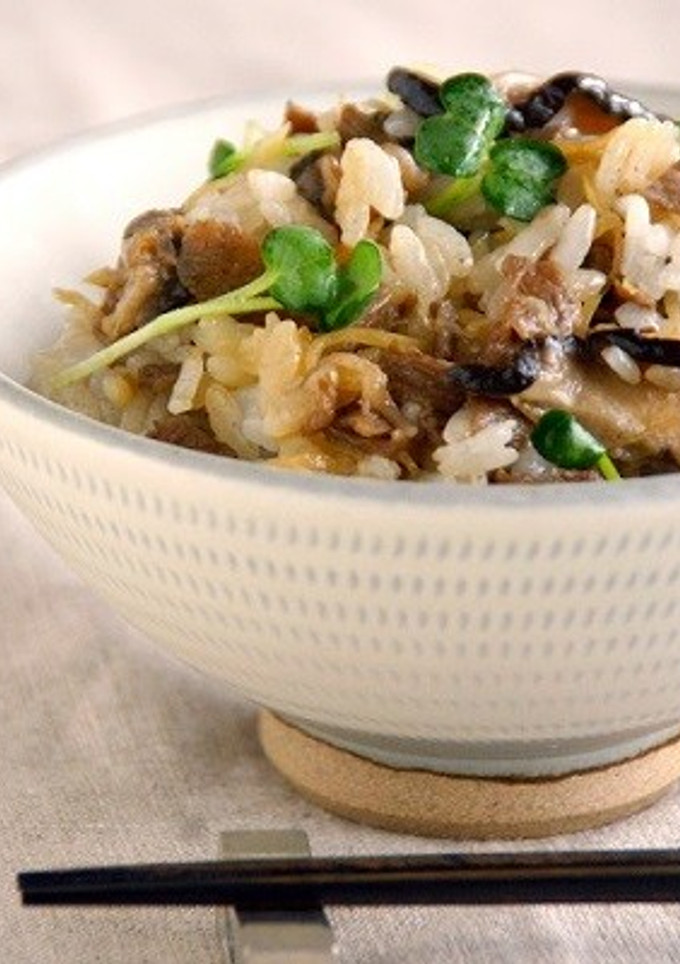 牛肉と野菜の混ぜ込み御飯-レシピのメイン写真