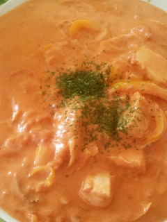 カジキマグロのトマトクリーム煮-レシピのメイン写真