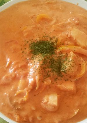 カジキマグロのトマトクリーム煮-レシピのメイン写真
