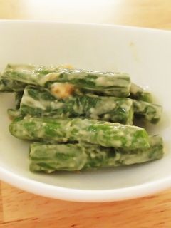 さやいんげんの胡麻マヨサラダ-レシピのメイン写真
