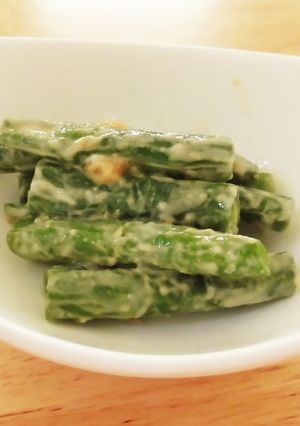 さやいんげんの胡麻マヨサラダ-レシピのメイン写真