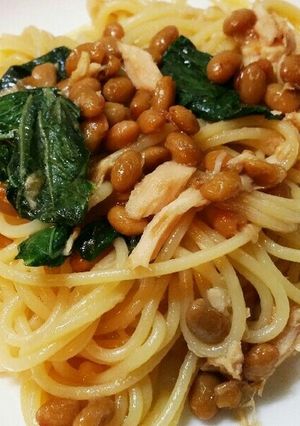 フライパンひとつで　納豆10分パスタ☺-レシピのメイン写真