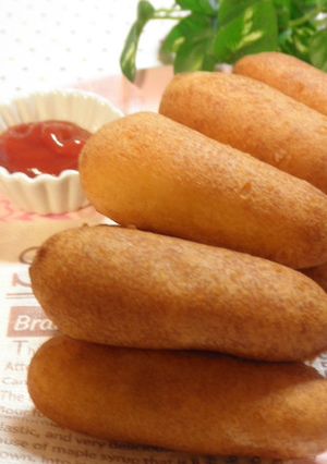 ホットケーキミックスで☆アメリカンドッグ-レシピのメイン写真