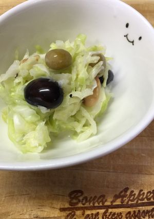 簡単一品　サラダ豆のコールスロー-レシピのメイン写真