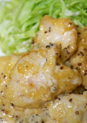 鶏むね肉でメープル鶏マヨ-レシピのメイン写真