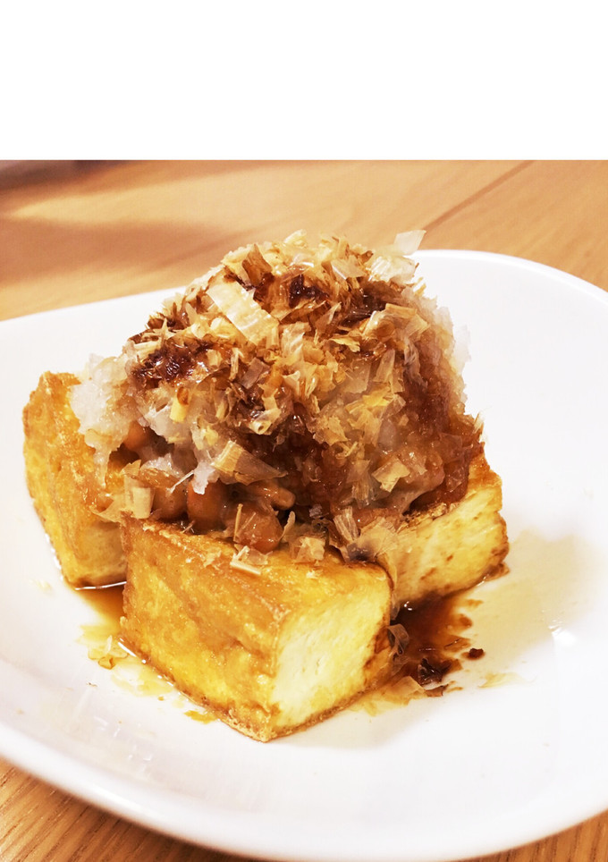 簡単◎厚揚げ納豆-レシピのメイン写真