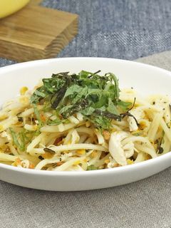 犬ごはん・納豆とお野菜スパゲッティ-レシピのメイン写真