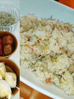 調味料いらず☆ニンニク梅じゃこチャーハン-レシピのメイン写真