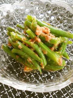 いんげん豆の梅トマト和え-レシピのメイン写真