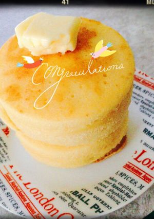 お店で食べる フワフワホットケーキ-レシピのメイン写真