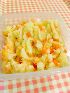 お弁当☆簡単☆にんじんマッシュポテト-レシピのメイン写真