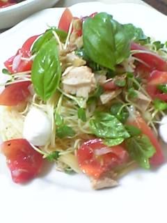 トマトとツナの冷たいパスタ-レシピのメイン写真