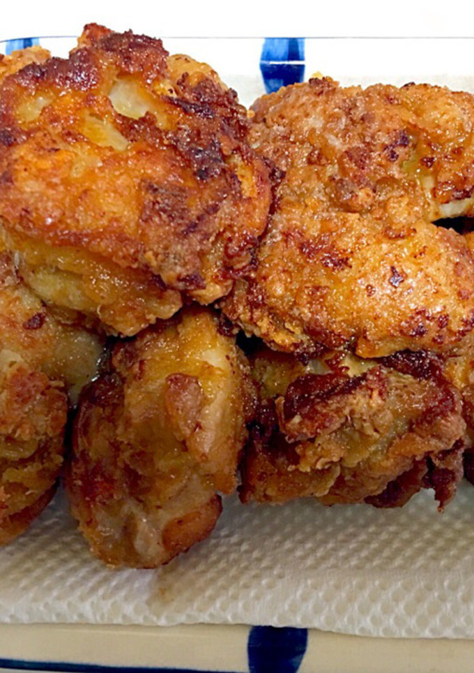 簡単なジューシーな焼き揚げ鶏から揚げ-レシピのメイン写真