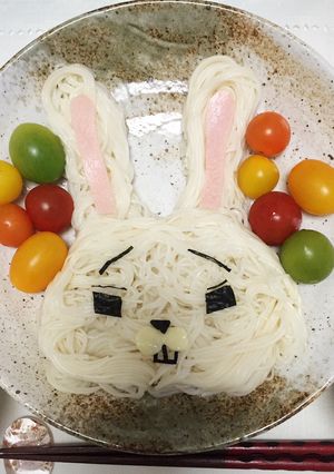 紙兎ロペそうめん。-レシピのメイン写真