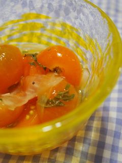 夏はさっぱり♪プチトマトのマリネ♪-レシピのメイン写真