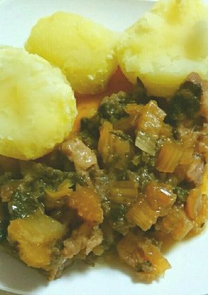 たっぷりセロリが美味しい、柔らか牛肉煮-レシピのメイン写真
