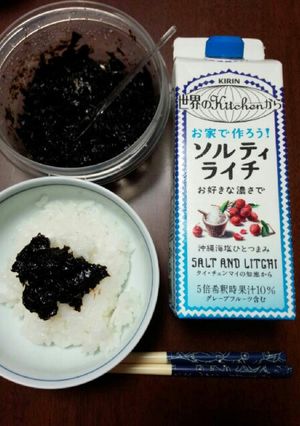 ソルティライチ★電子レンジで海苔の佃煮-レシピのメイン写真