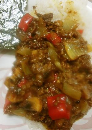 マンゴのキーマドライカレー　簡単！早い！-レシピのメイン写真