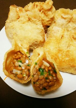 お酒のおつまみ、子供も喜ぶ納豆包み揚げ-レシピのメイン写真