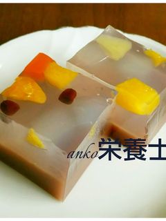 ★簡単絶品本格的♪あんみつ二層寒天-レシピのメイン写真