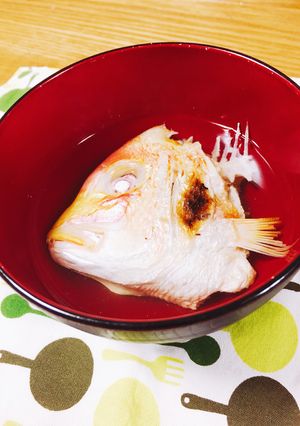 簡単リメイク！鯛の塩焼きをあら汁風に♫-レシピのメイン写真
